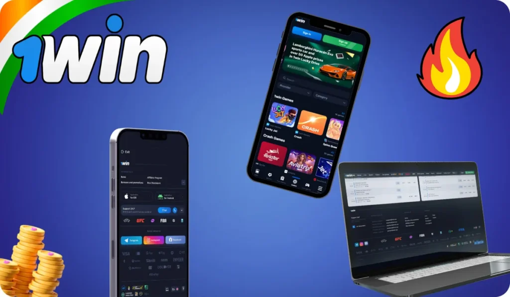 1 win Official Site in India